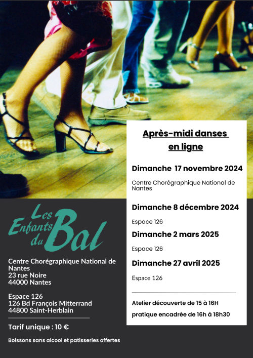 Affiche Pratique danse solo